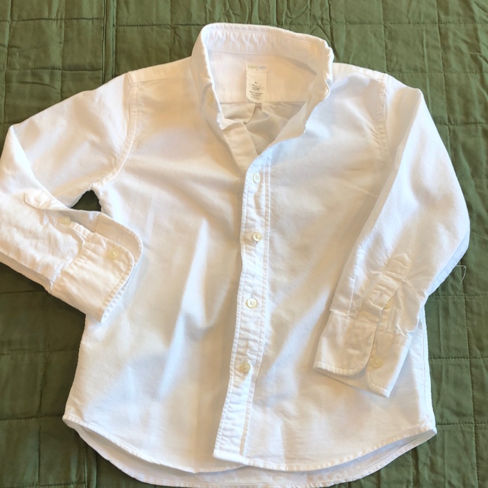 COPY - Crewcuts white button down shirt